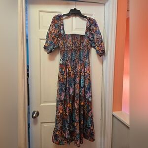 Hutch Smocked Cotton Dress